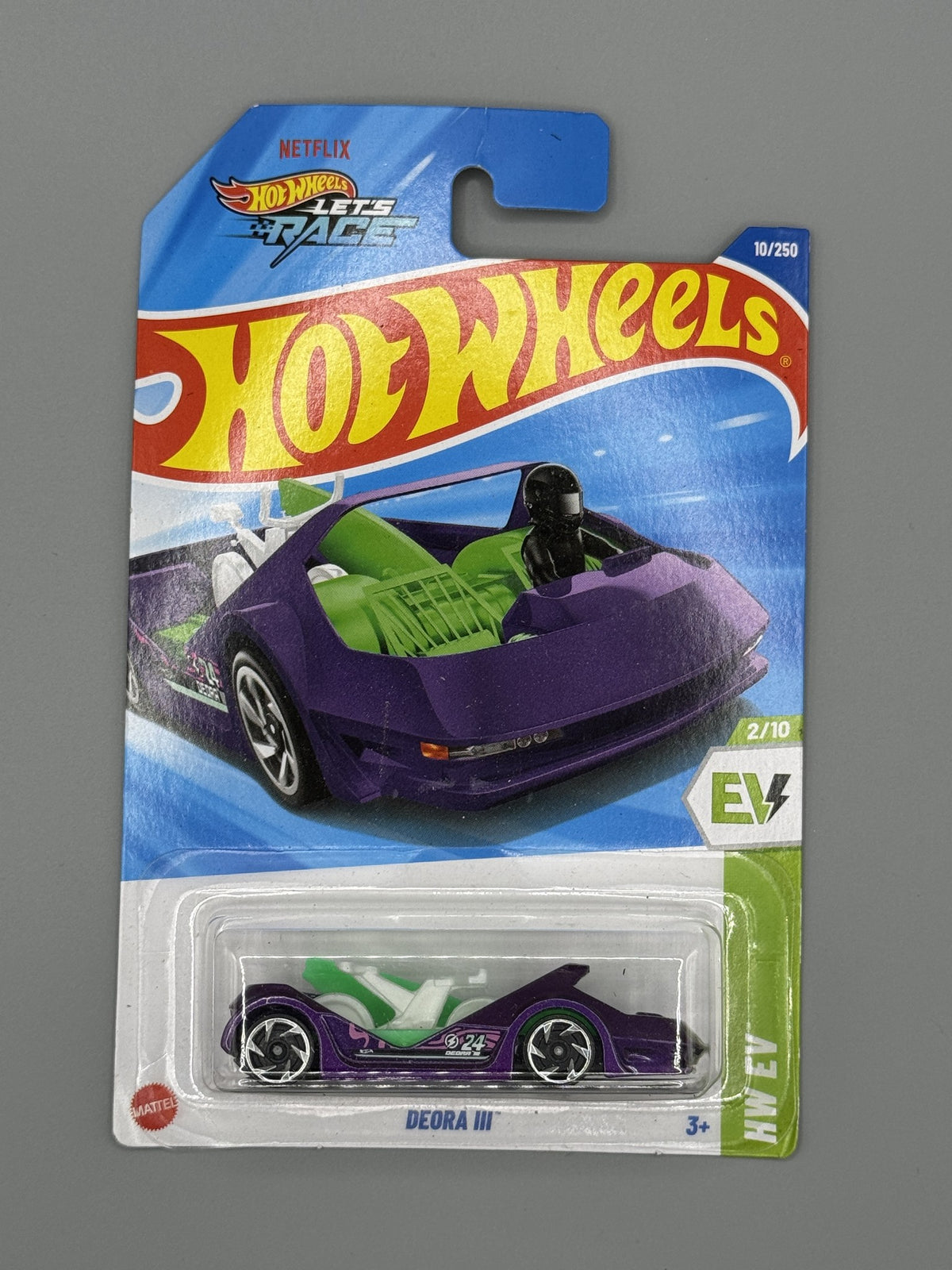 Hot Wheels DEORA III - Purple - Long Card