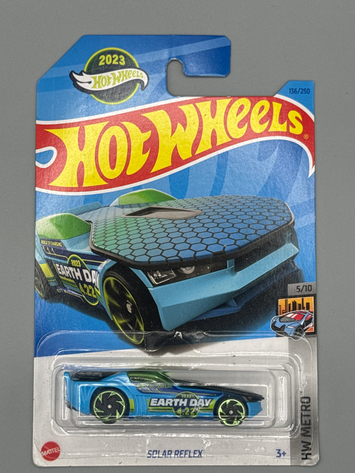 Hot Wheels HW Metro - Mainline - Blue - Long Card
