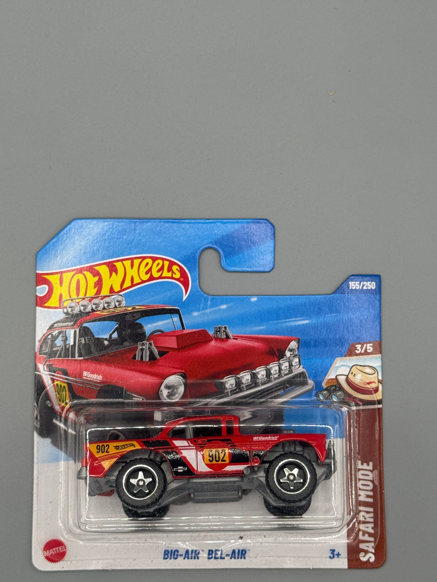 Hot Wheels Big-Air Bel-Air - Red - Long Card