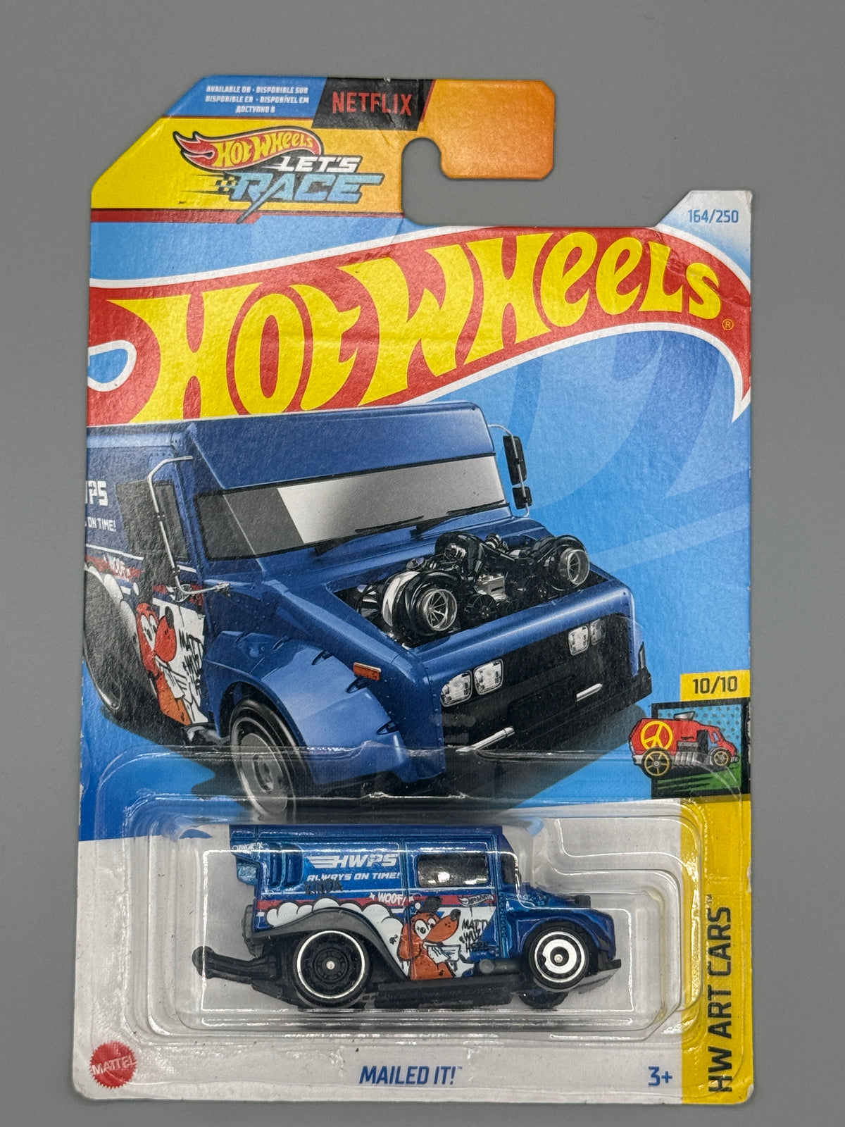 Hot Wheels Mailed It! - Blue - Long Card