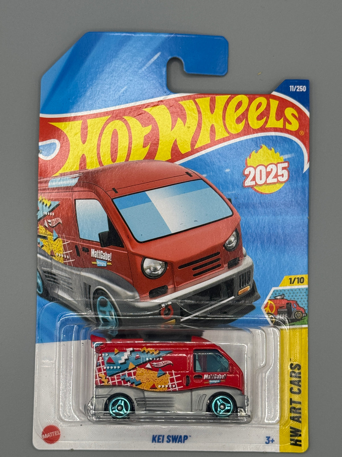 Hot Wheels Kei Swap - Mainline - Red - Long Card