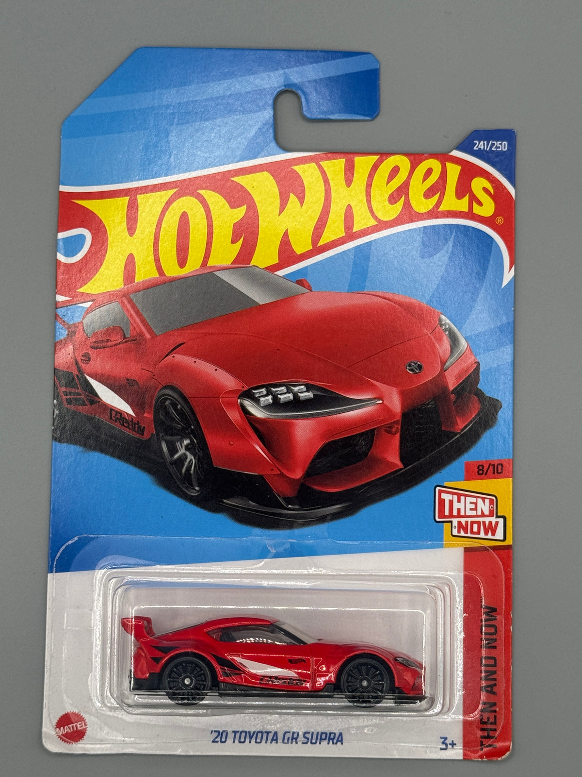 Hot Wheels '20 Toyota GR Supra - Red - Long Card