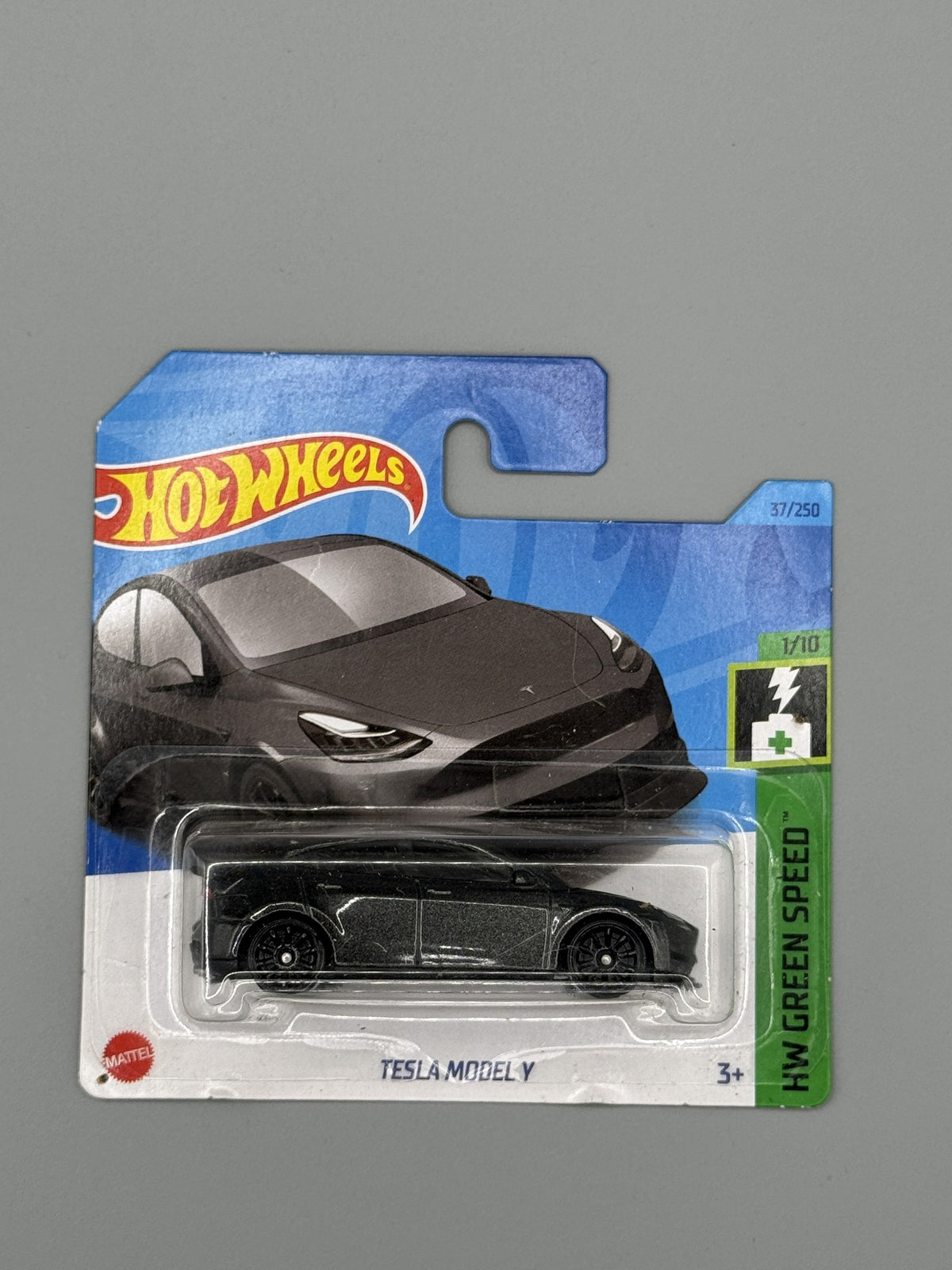 Hot Wheels Tesla Model Y - Black - Short Card