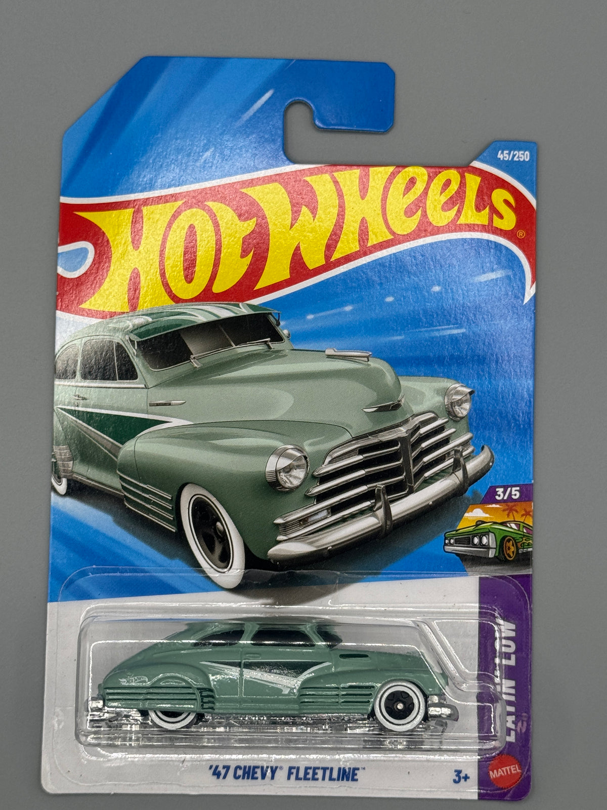 Hot Wheels '47 Chevy Fleetline - Green - Long Card