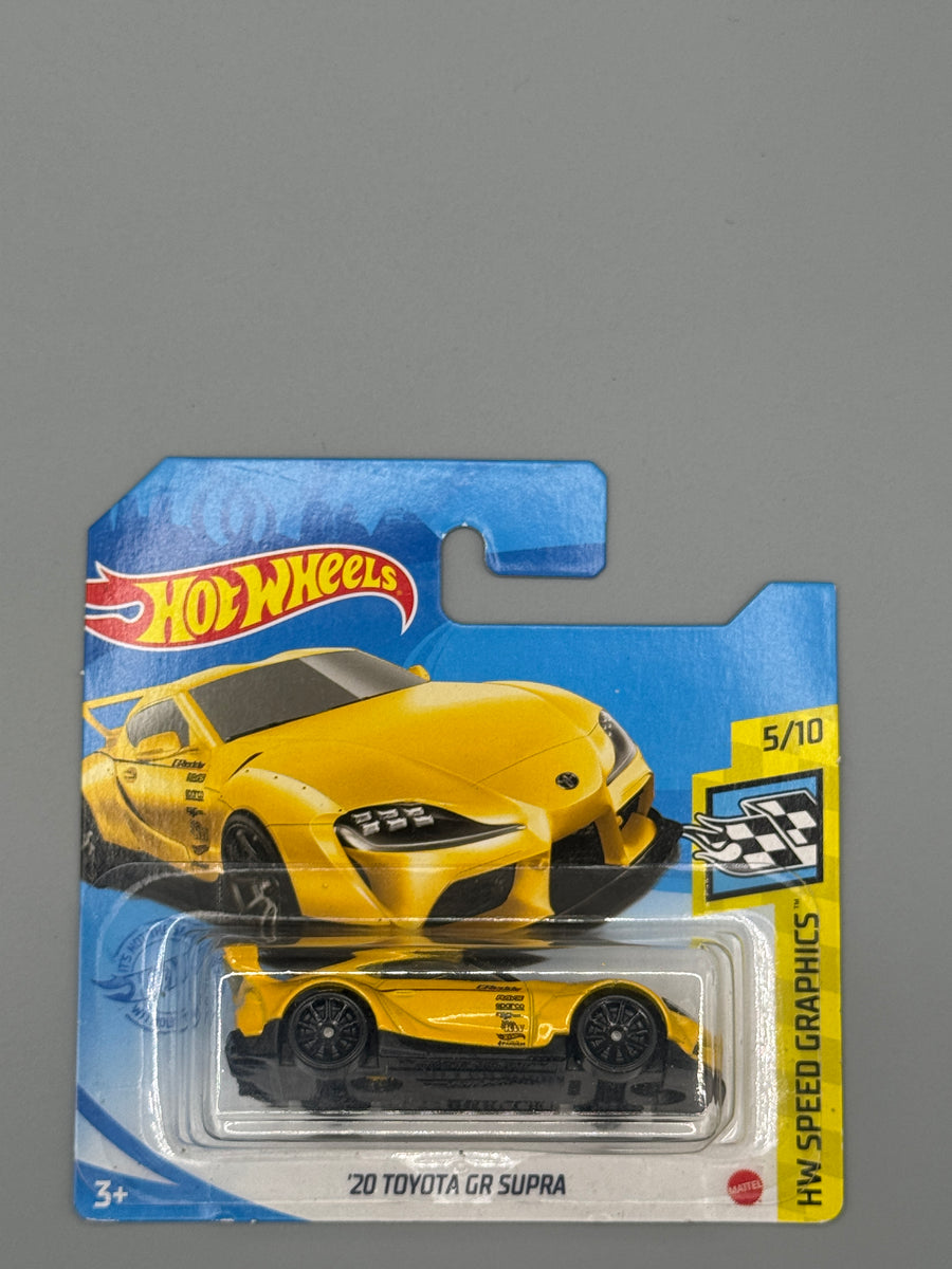 Hot Wheels '20 Toyota GR Supra - Yellow - Short Card