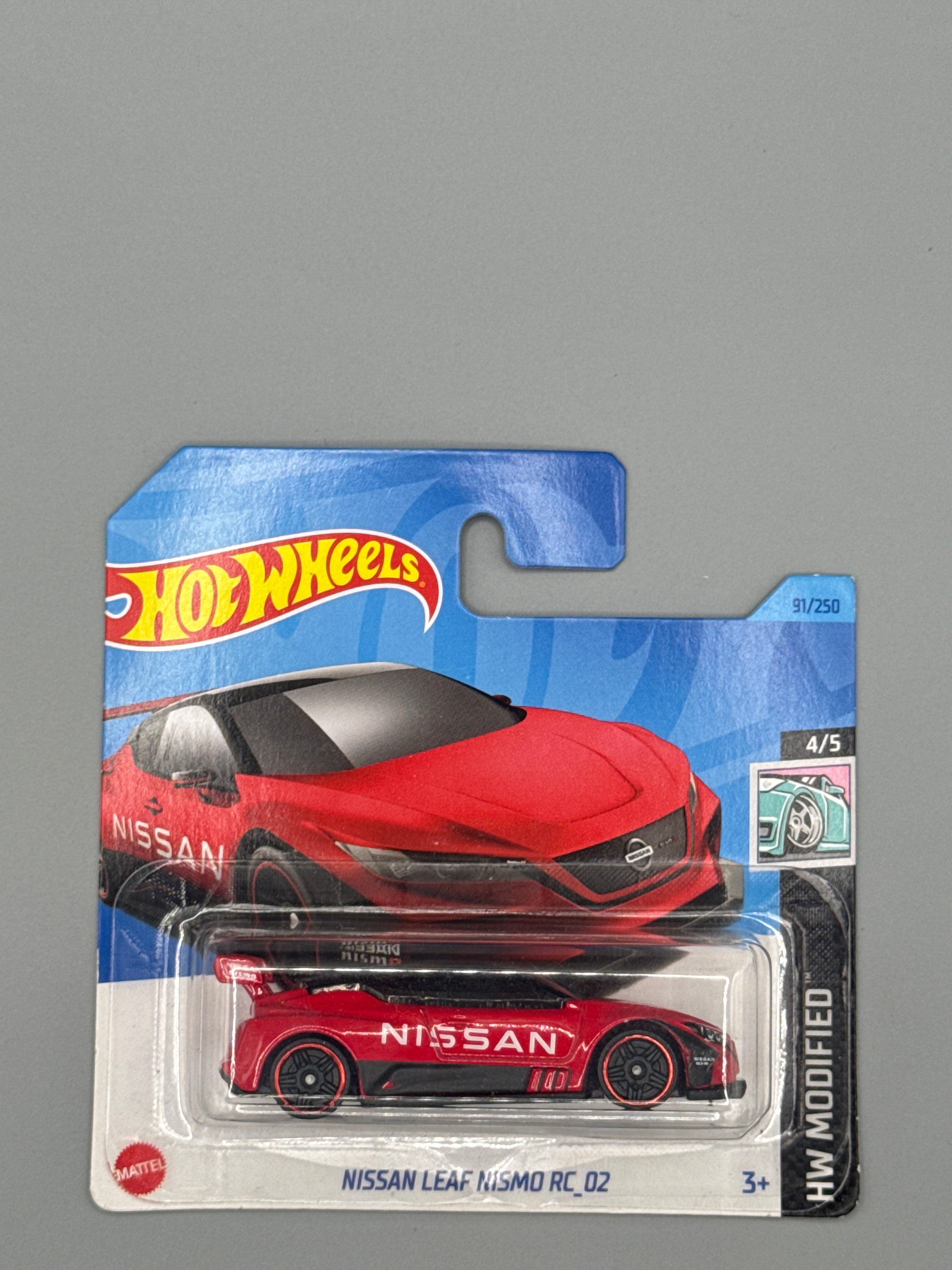 Hot Wheels Nissan Leaf NISMO RC_02 - Red - Long Card