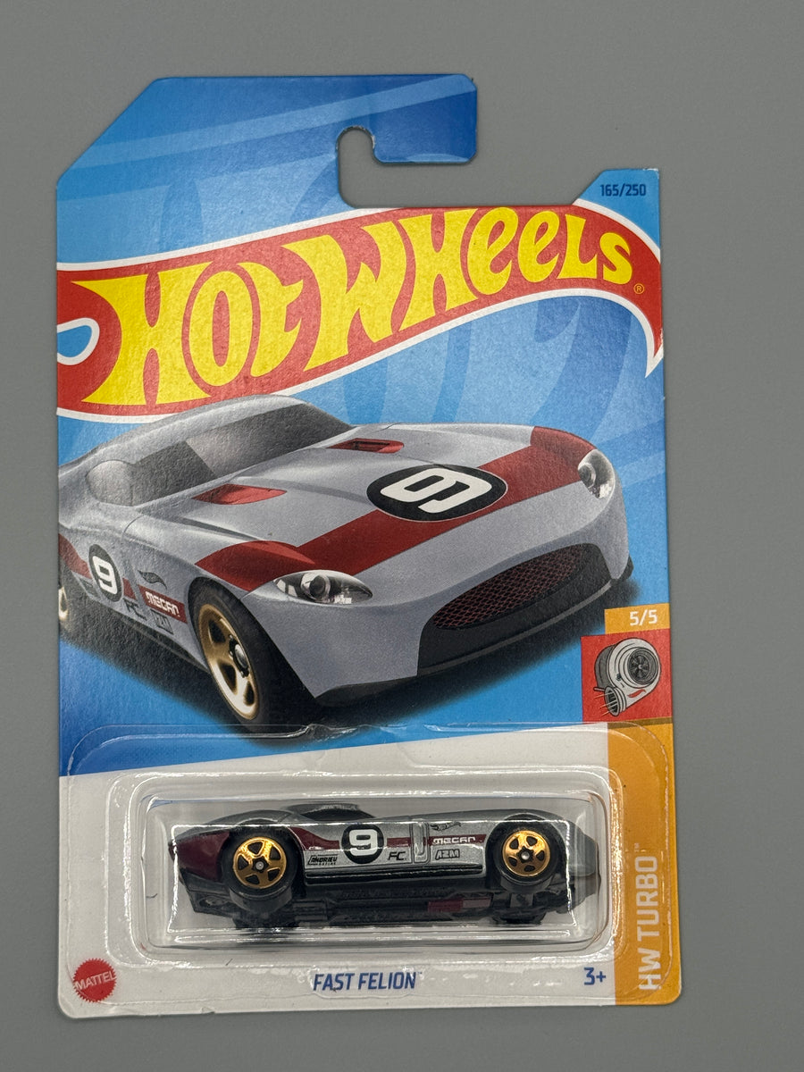 Hot Wheels Fast Felion - Black - Long Card