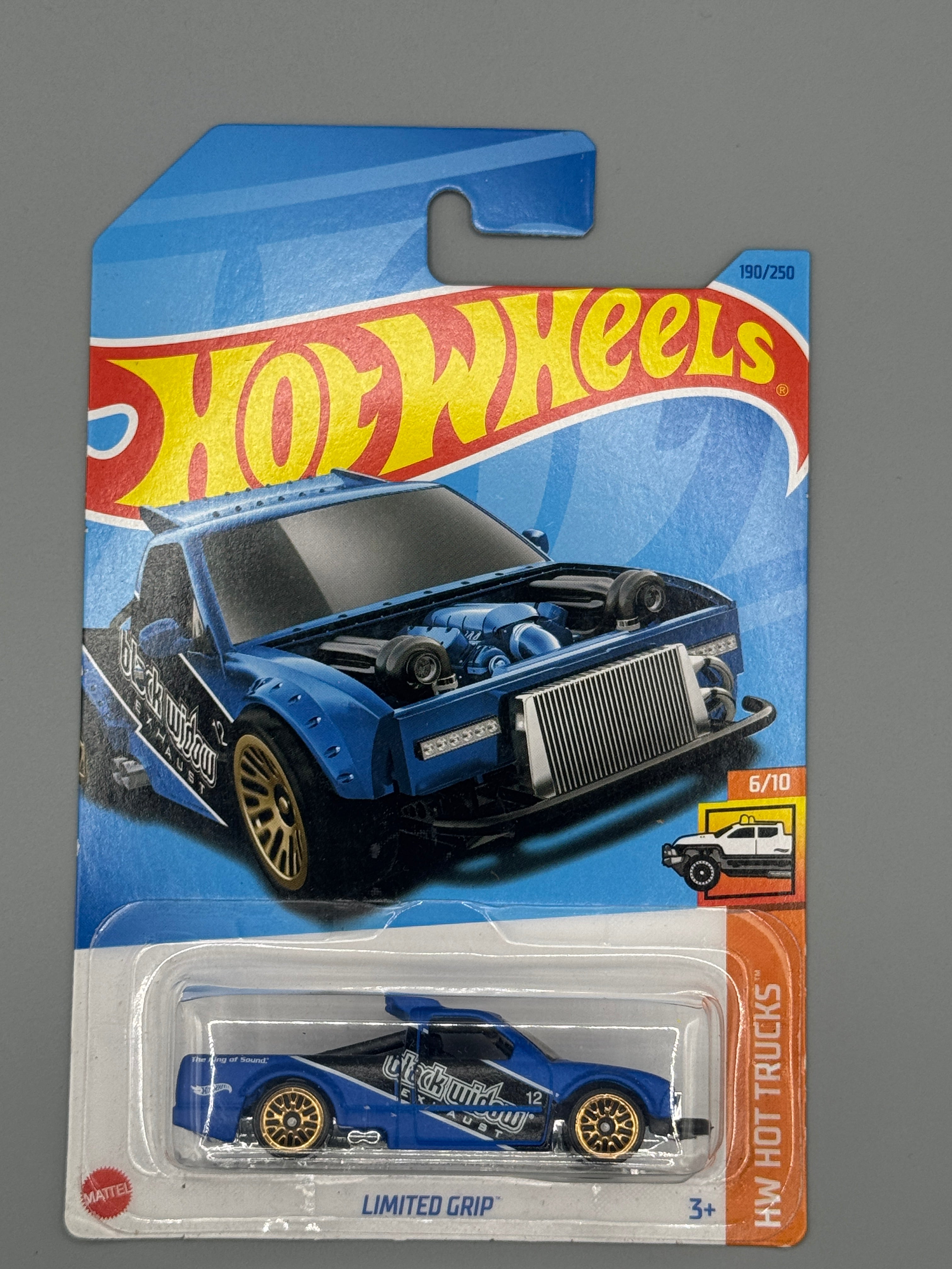 Hot Wheels Limited Grip - Blue - Long Card