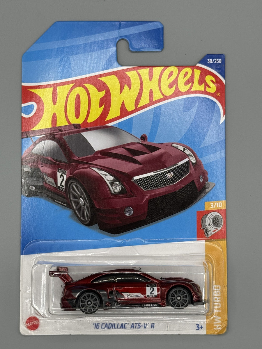 Hot Wheels '16 Cadillac ATS-V R - Red - Long Card