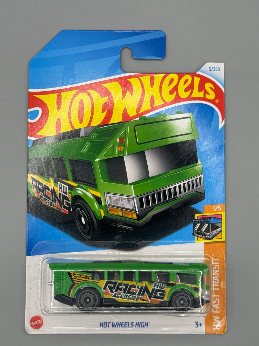 Hot Wheels HW Transit - Green - Long Card