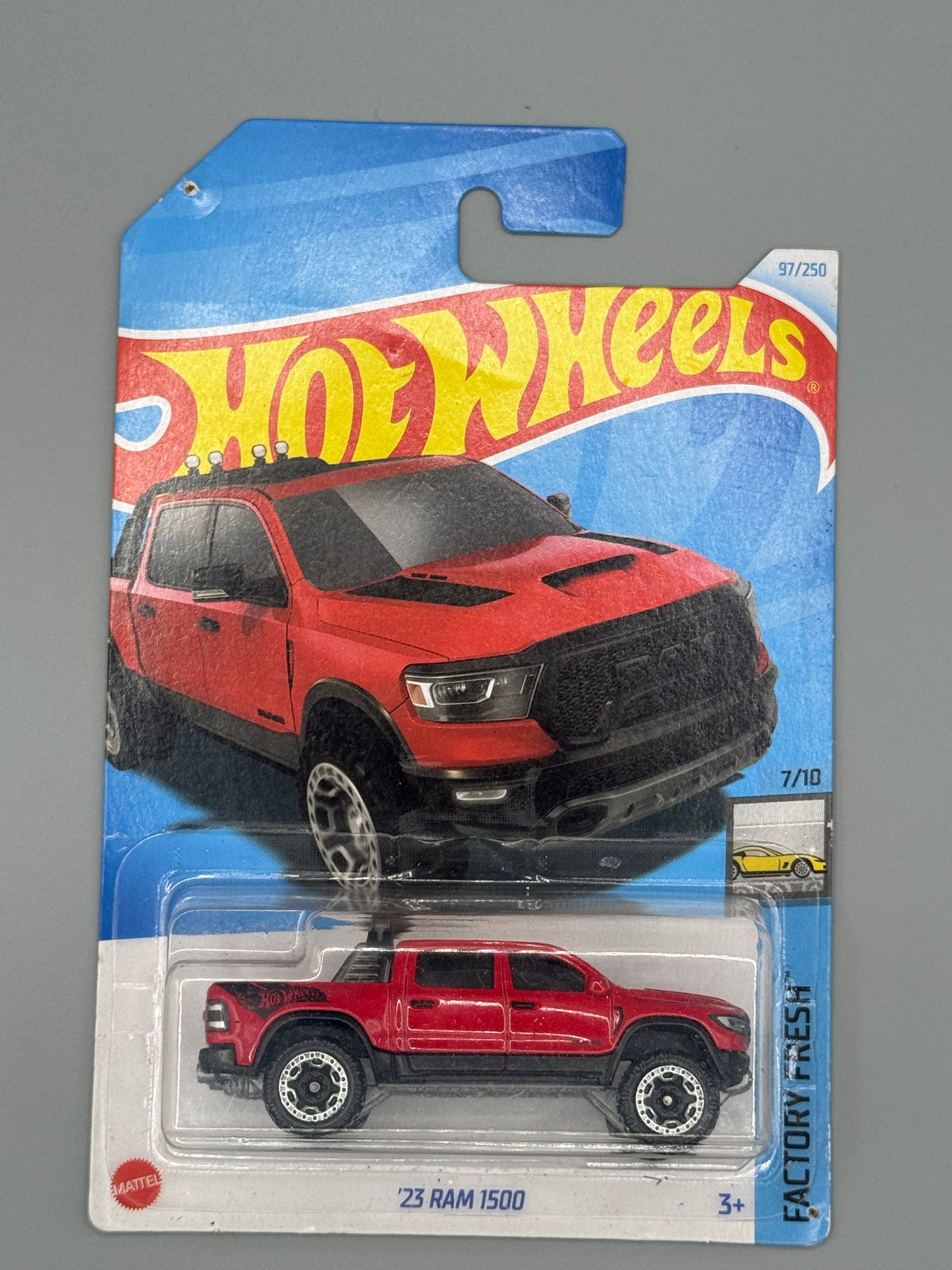 Hot Wheels '23 RAM 1500 - Mainline - Red - Long Card