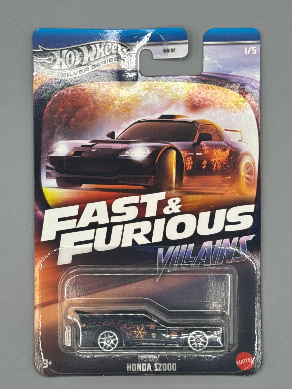 Hot Wheels Honda S2000 - Silver Series - Black