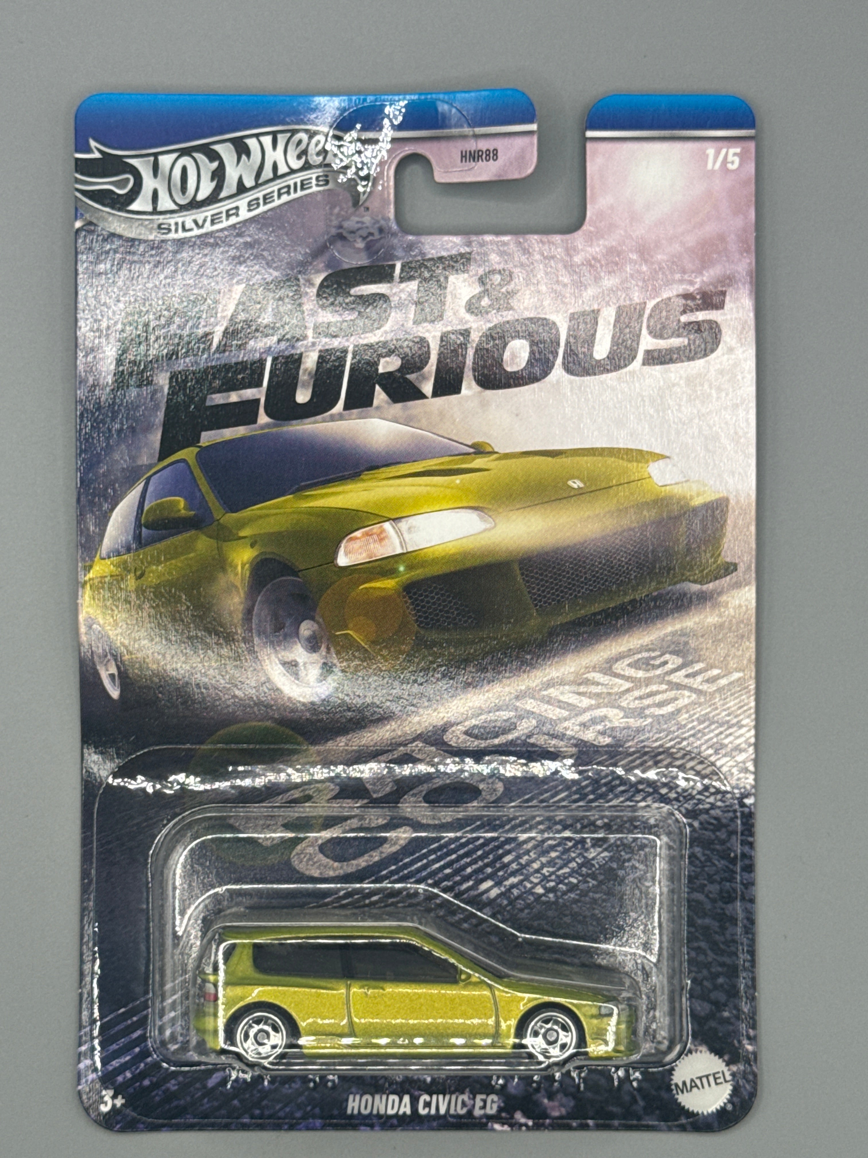 Hot Wheels Honda Civic EG - Silver Series - Gold