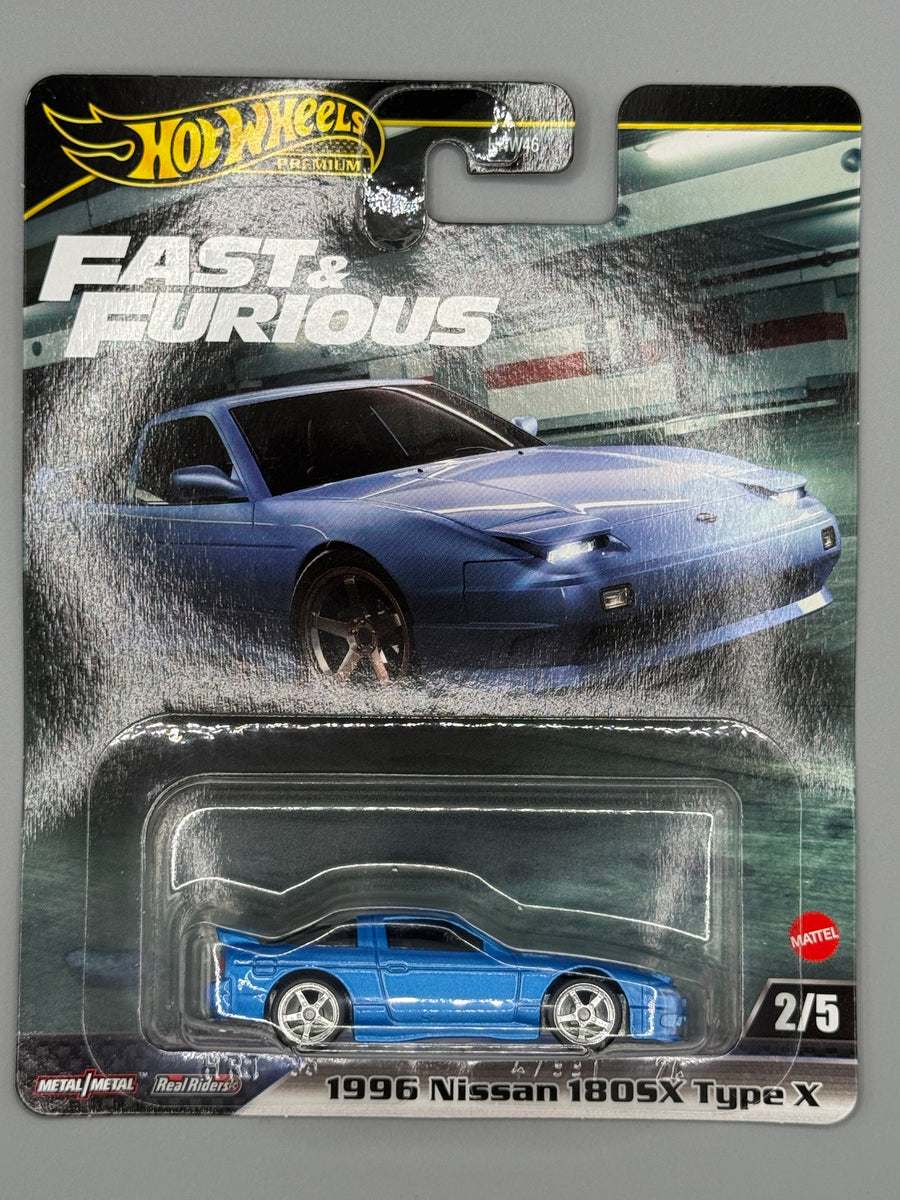 Hot Wheels Nissan 180SX Type X - Fast & Furious - Blue