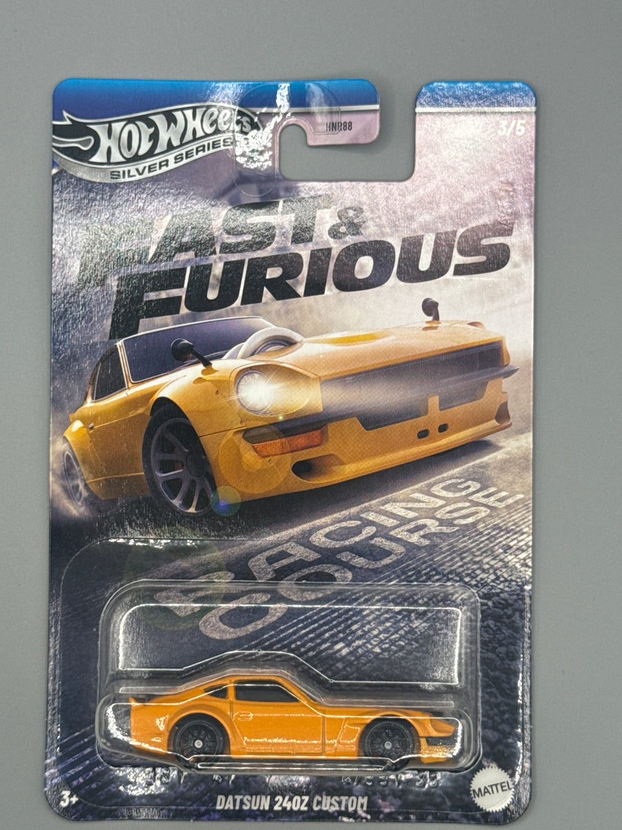 Hot Wheels Datsun 240Z Custom - Silver Series - Orange