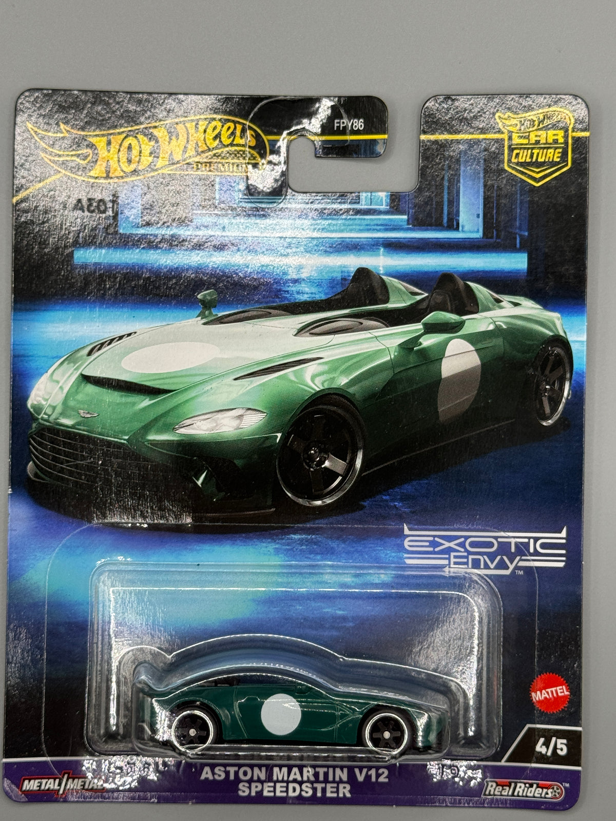 Hot Wheels Aston Martin V12 Speedster - Car Culture - Green