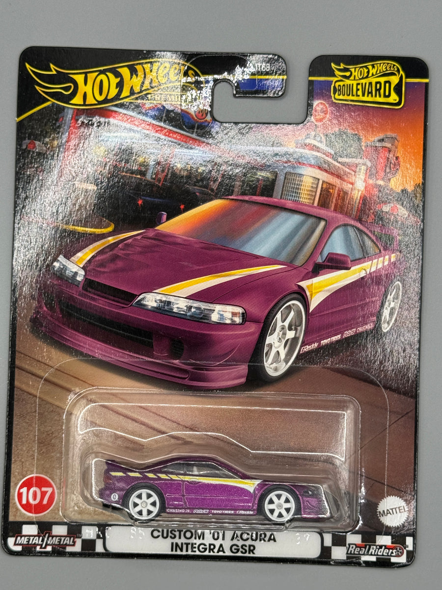 Hot Wheels Custom '01 Acura Integra GSR - Boulevard - Purple