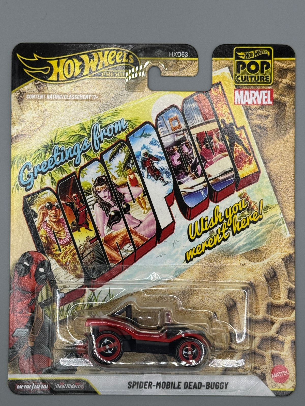 Hot Wheels Spider-Mobile Dead-Buggy - Pop Culture - Red