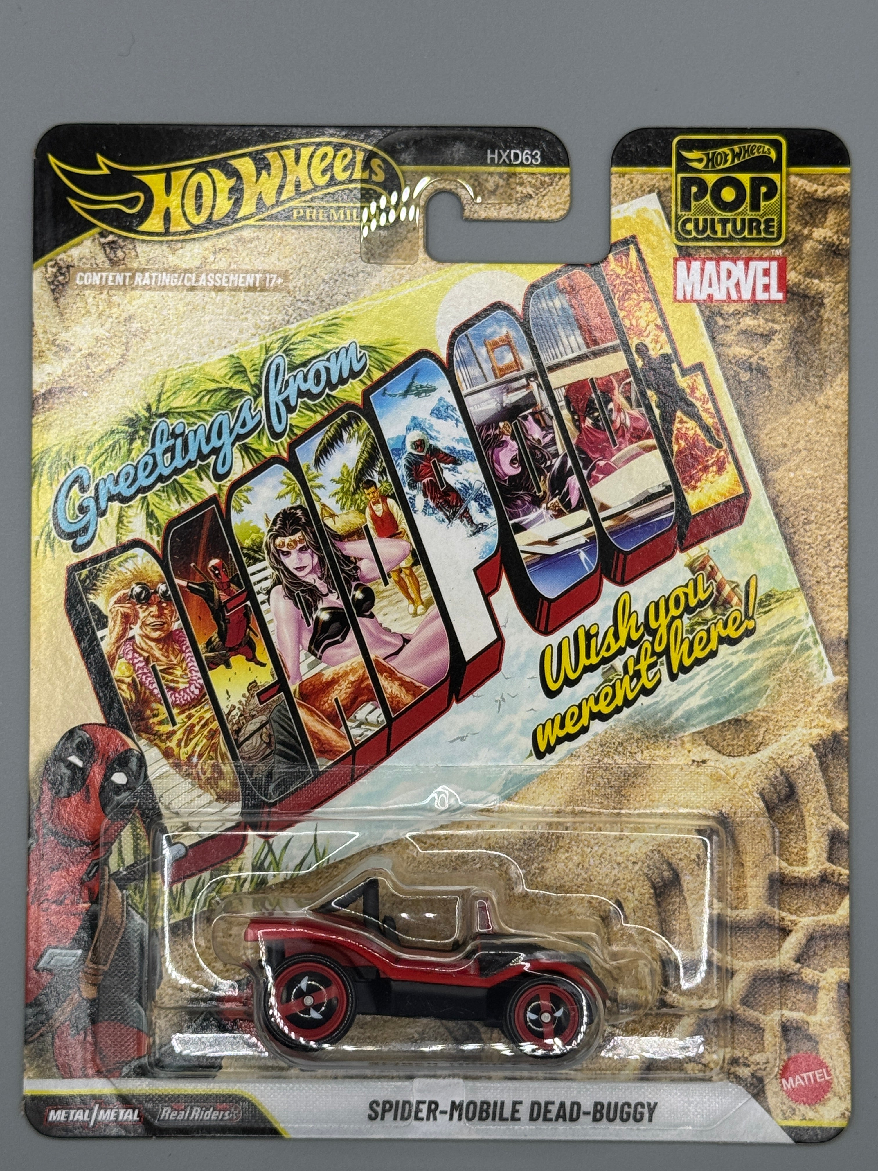 Hot Wheels Spider-Mobile Dead-Buggy - Pop Culture - Red