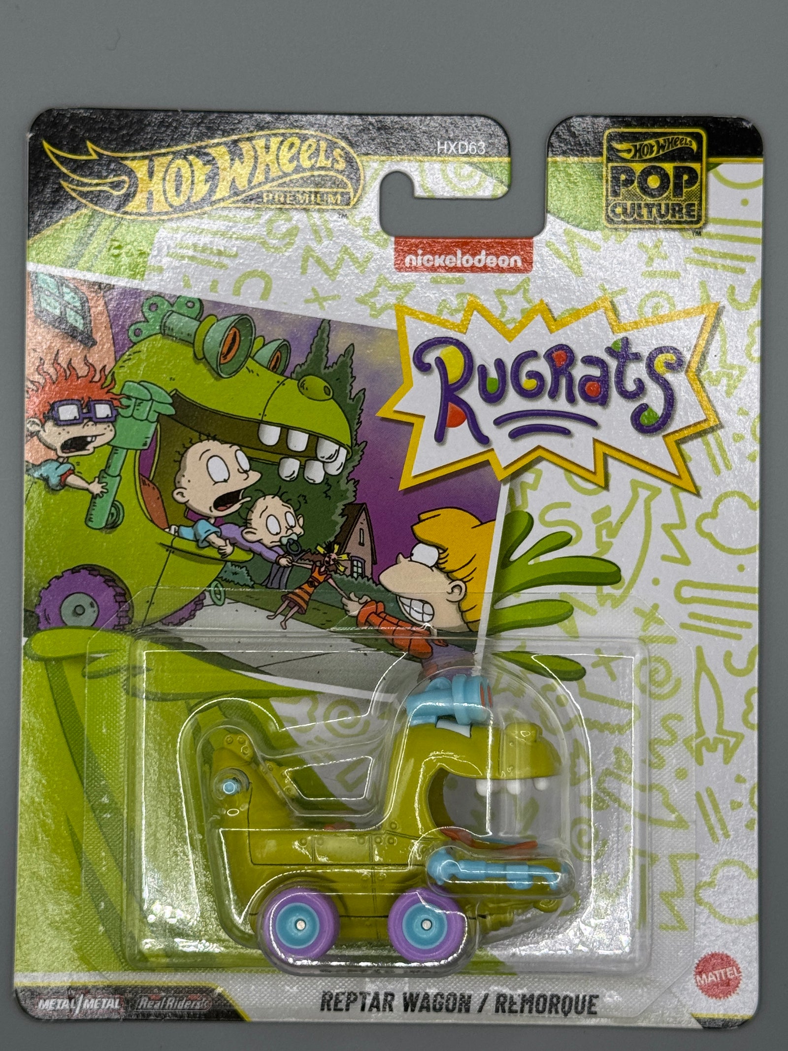 Hot Wheels Reptar Wagon - Pop Culture - Green