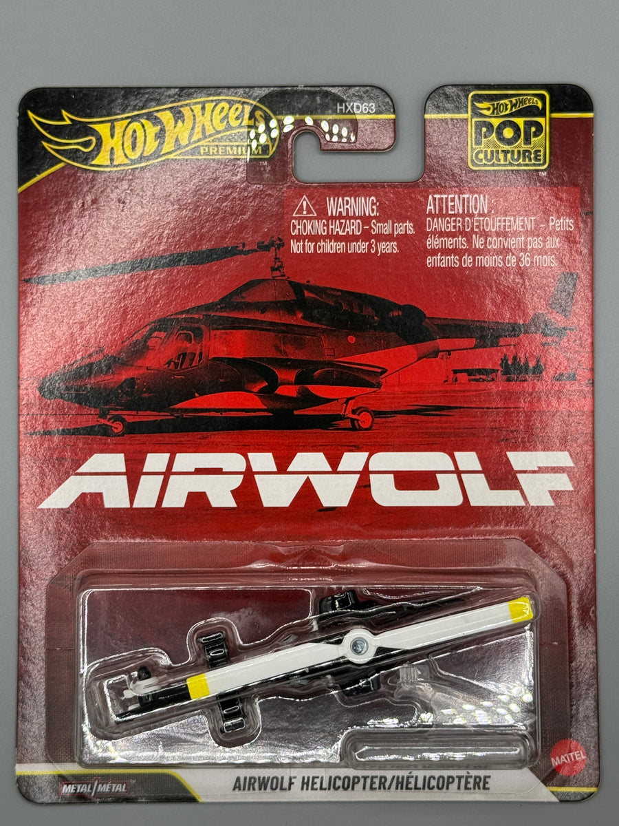 Hot Wheels Airwolf Helicopter - Pop Culture - White