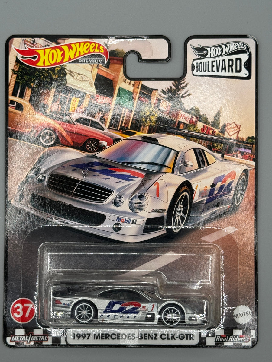 Hot Wheels Mercedes-Benz CLK-GTR - Boulevard - White